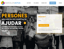 Tablet Screenshot of barcelonactua.org
